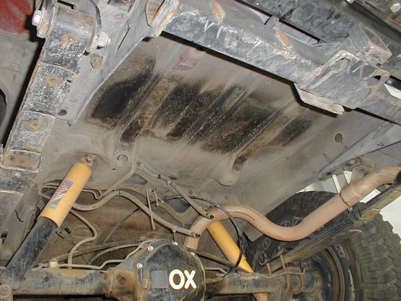 2003 grand cherokee install gas tank without skid plate