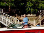 Scott in his boat