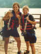 Lynnette and Jacquie... ready for the Zip line.