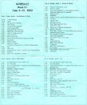 Malibu Club schedule Week 2(a)